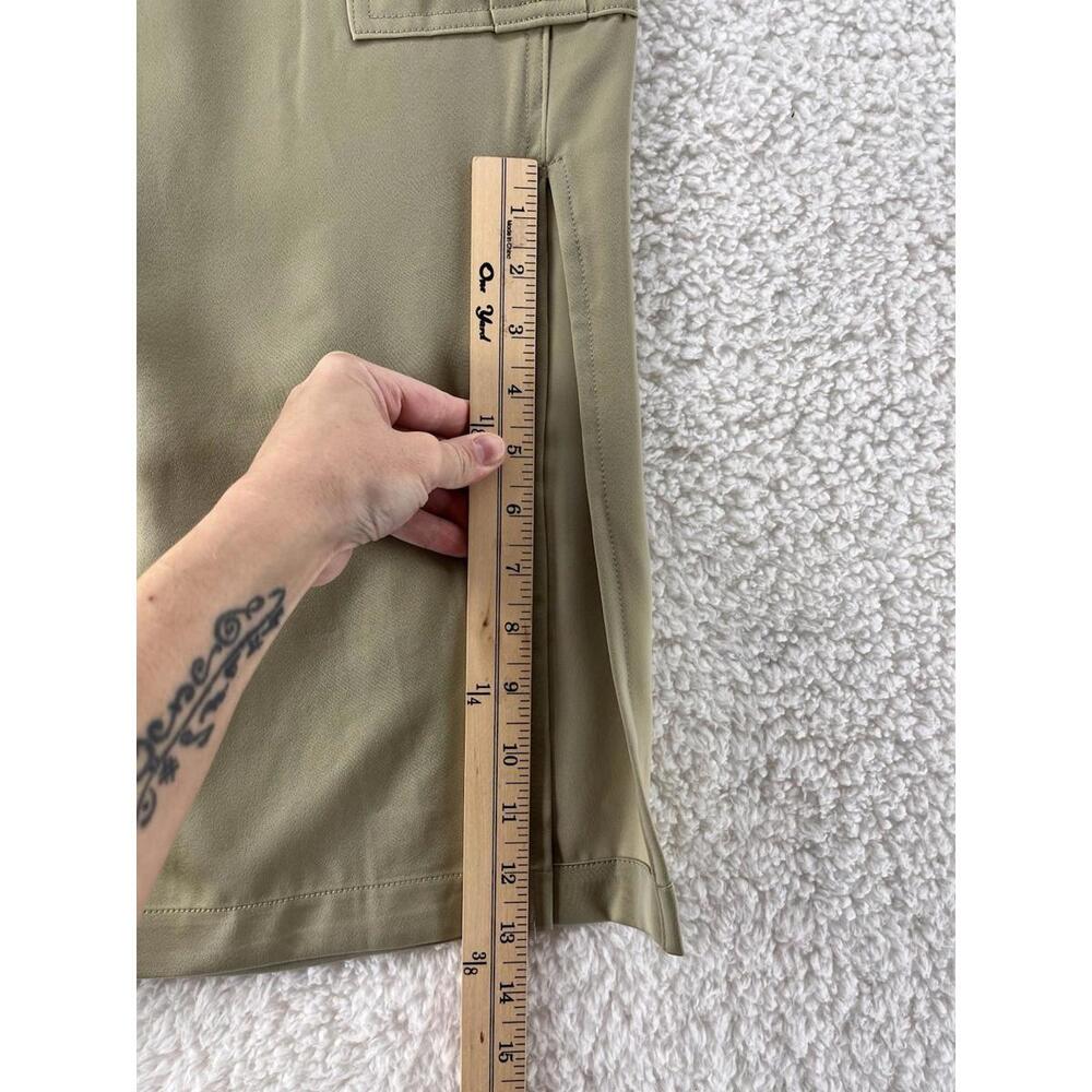 Joie Maxi Skirt Women’s Size 8 Light Olive Green Cargo Pocket Utility - Picture 3 of 8
